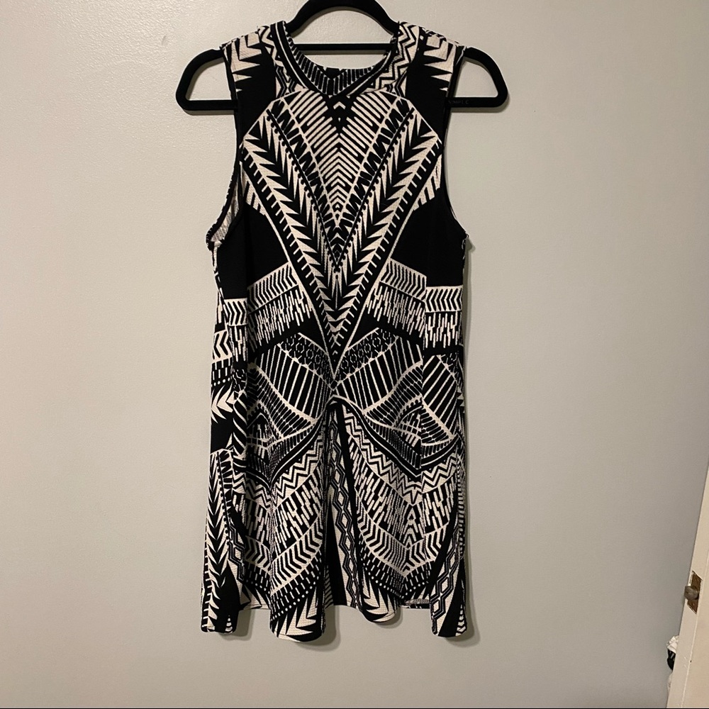 Black and white dress